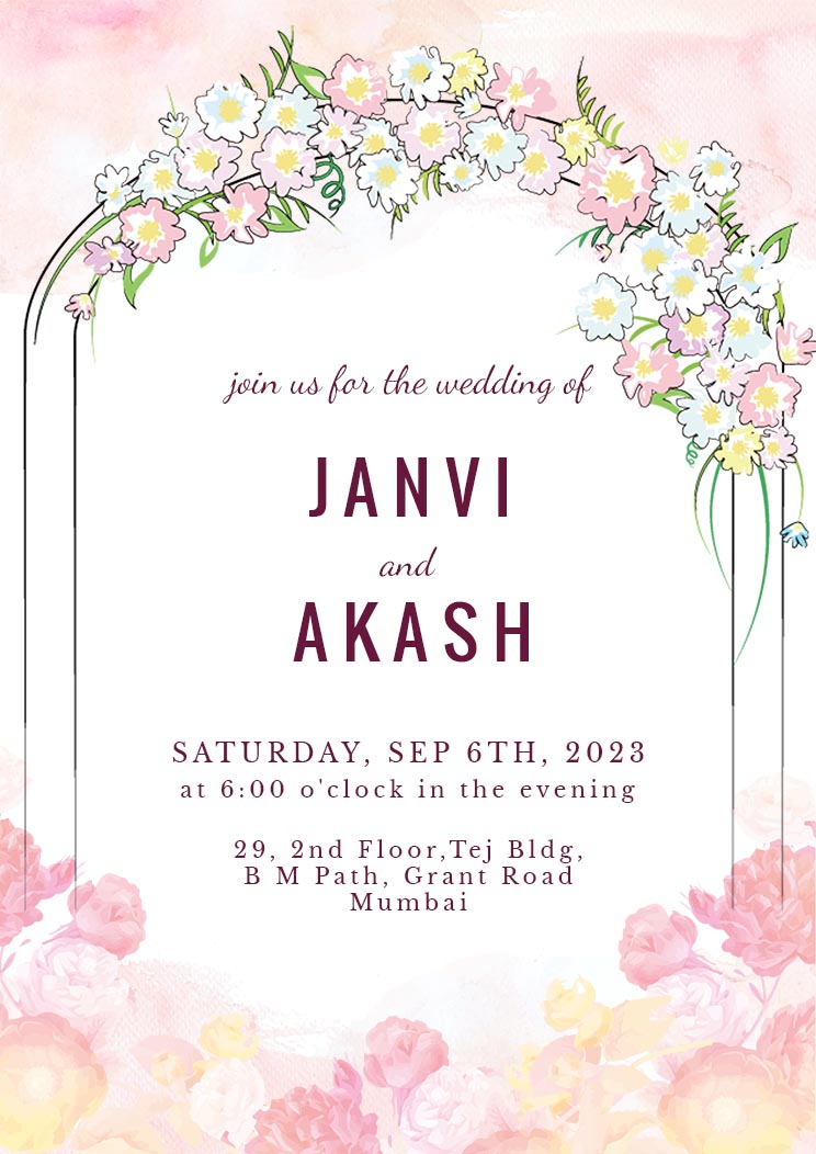 Free Wedding Invitation
