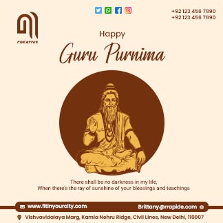 Happy Guru Purnima Daily Branding Post