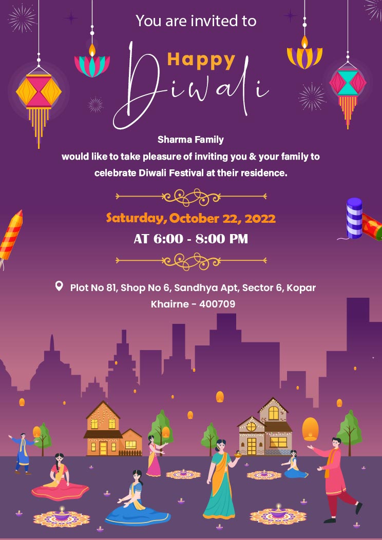 Happy Diwali Poster Design Ideas