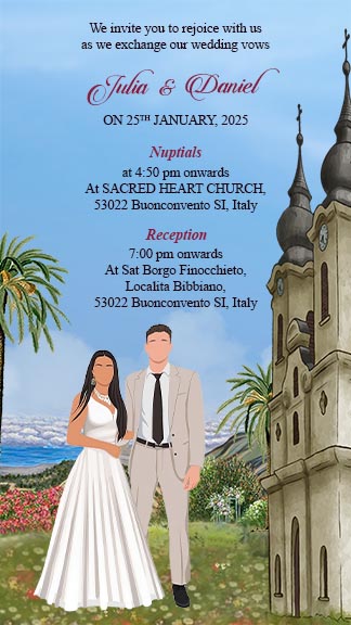 Christian Wedding Invitation