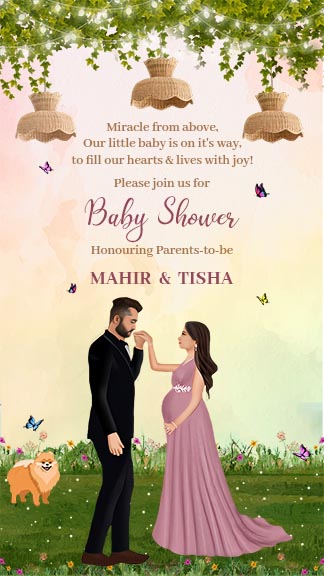 New Baby Shower Invitation Card Download