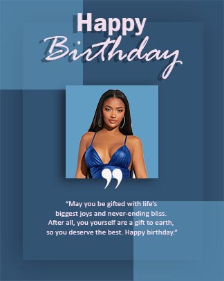Free Happy Birthday Wishes Instagram Card