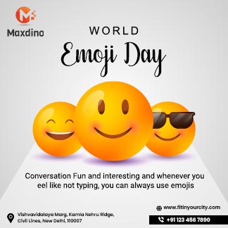 World Emoji Day Daily Branding Post