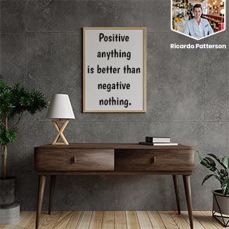 Wall Frame Stylish Good Thought Quotes Instagram Post