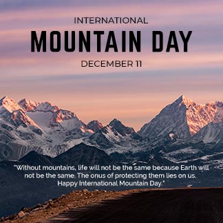 Free International Mountain Day Post