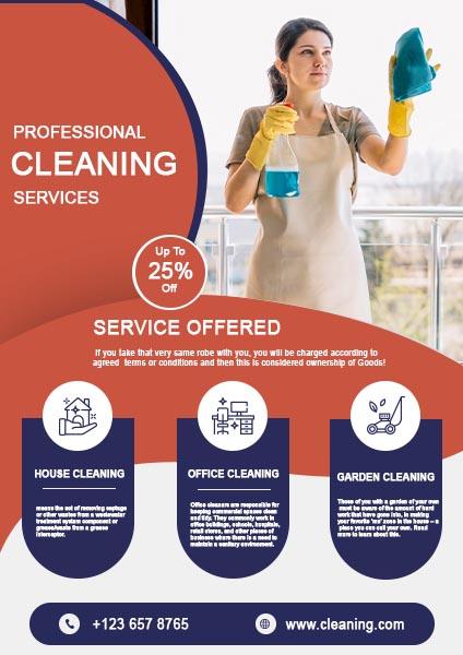 Cleaning Service Offer Flyer