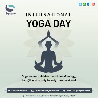 International Yoga Day Daily Branding Post