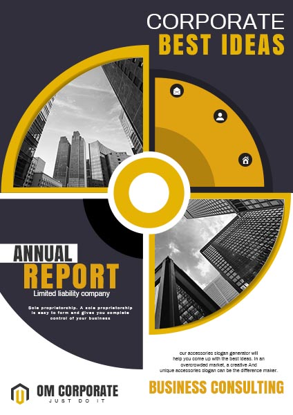 Business Annual Report Flyer Download