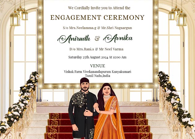 Get Free Engagement Invitation Template
