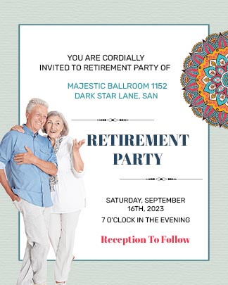 Free Retirement Party Invitation Template