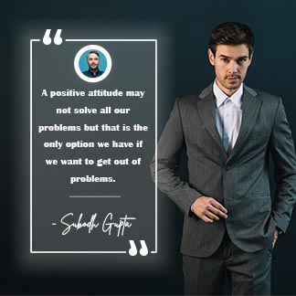 Positive Attitude Instagram Quote Post