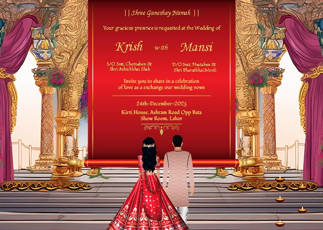 Insta Story Wedding Invitation landscape 15