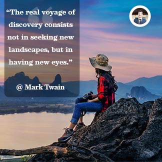 Travel Quote Landscape Instagram Post