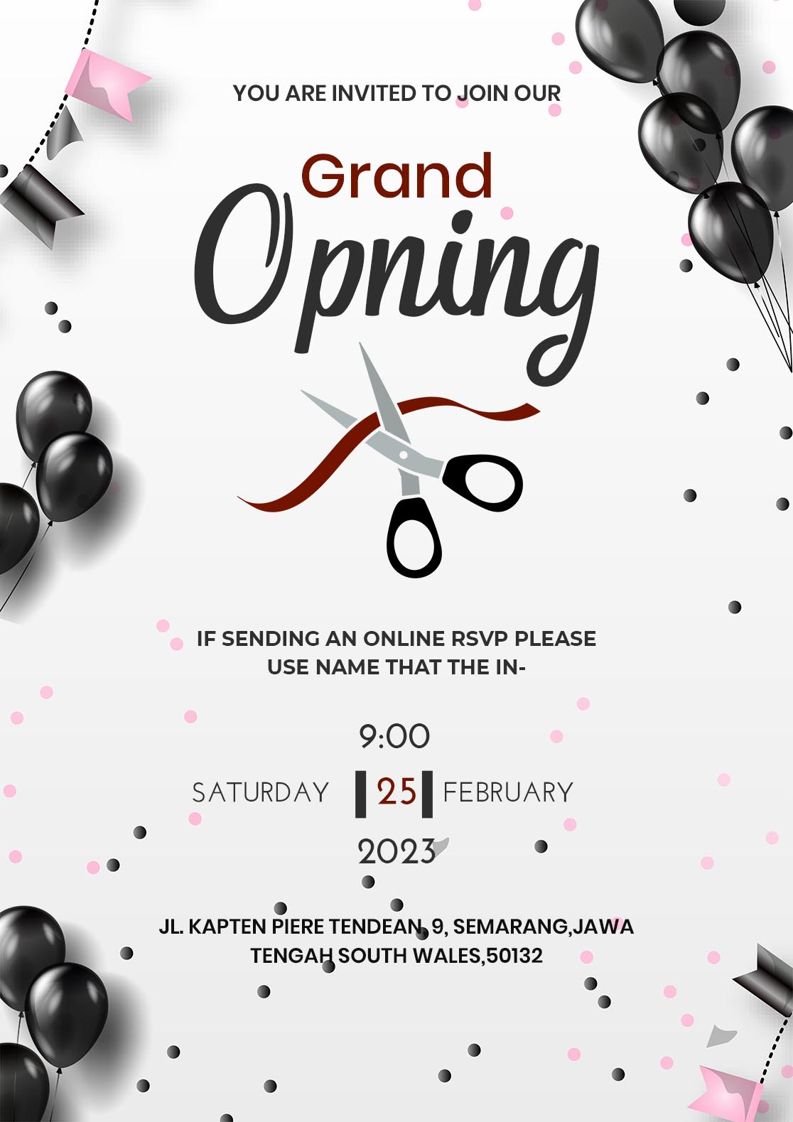 Download Grand Opening Invitation Template