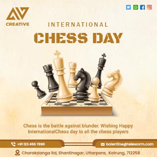 International Chess Day Daily Branding Post