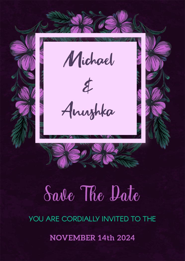 Wedding Save The Date Invitation Templates
