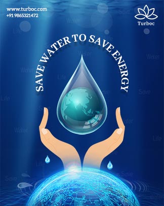 Save Water Save Energy Instagram Portrait Flyer