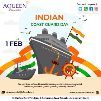 Indian Cost Guard Day Daily Branding Post