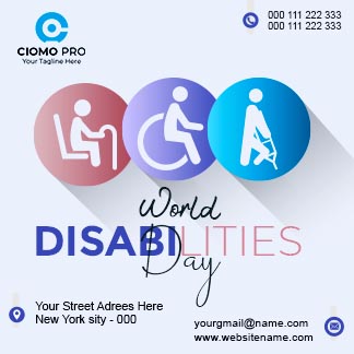 World Disabilities Day Daily Branding Post