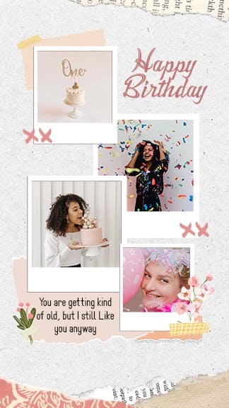 Get Happy Birthday Instagram Story Template