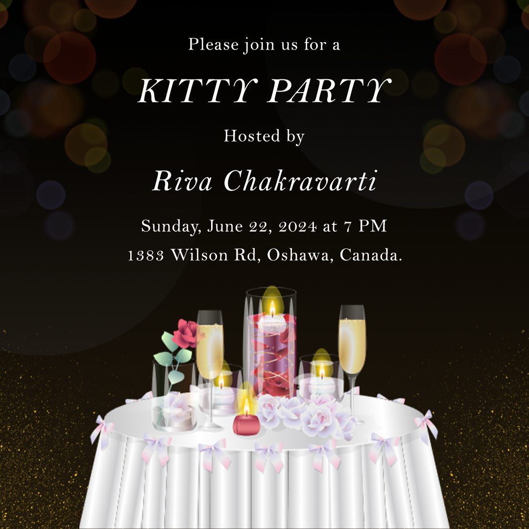 Kitty Party Instagram Post
