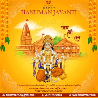 Download Free Hanuman Jayanti Post