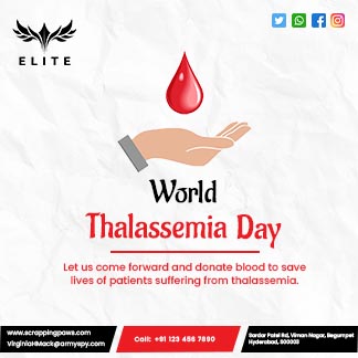 World Thalassemia Day Branding Post