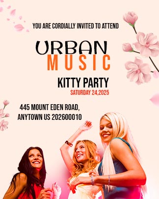 Kitty Party Invitation Template