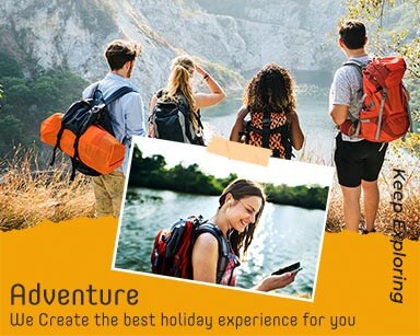 Adventure Photo Collage Story Board Template