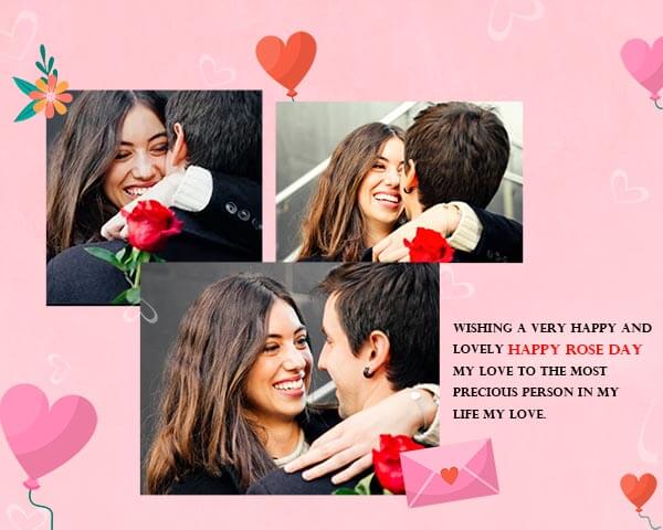 Rose Day Photo Collage Story Template