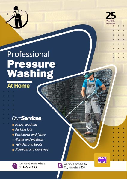Cleaning Service Business Flyer Template
