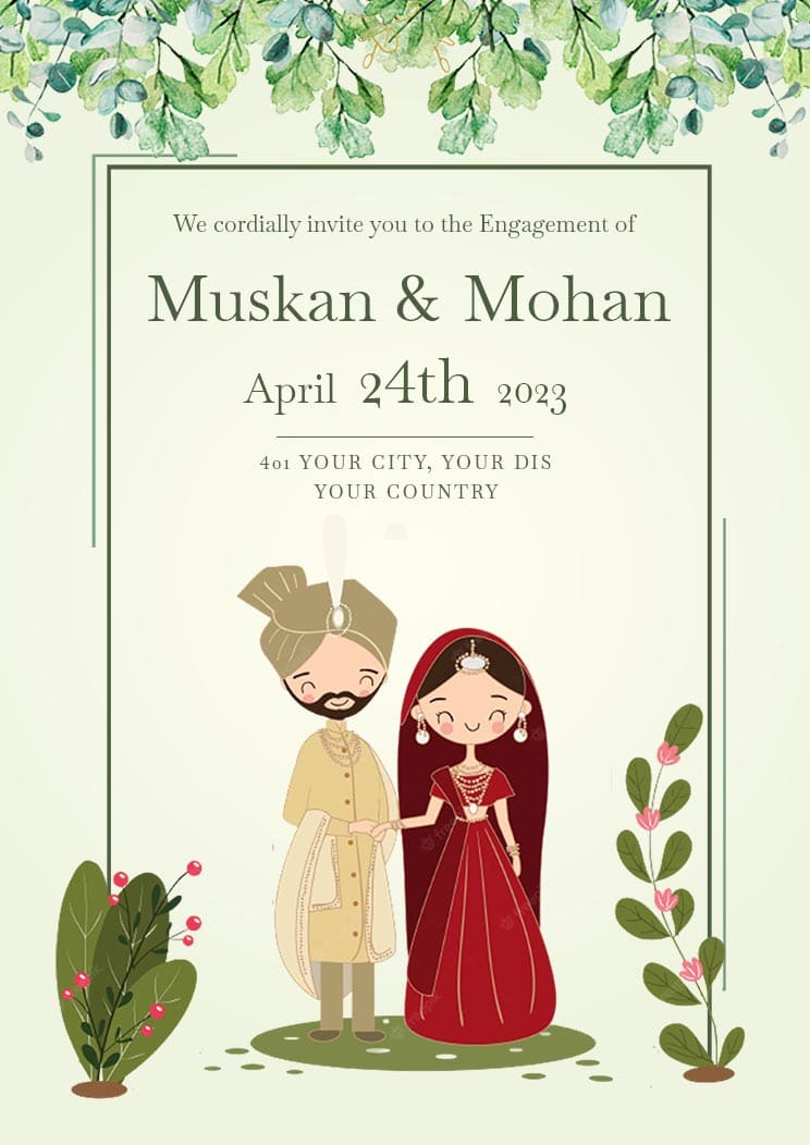 wedding cards design indian