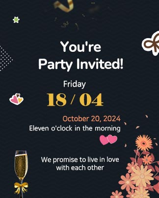 Party Invitation Poster