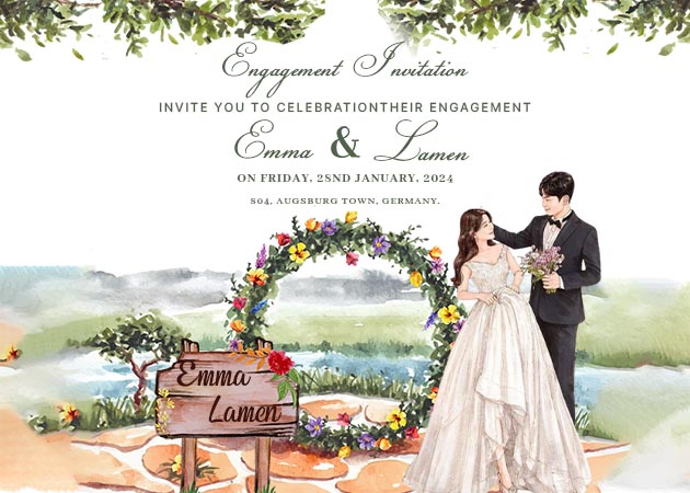Invitation Cards For Engagement 