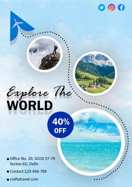Explore The World Offer Template