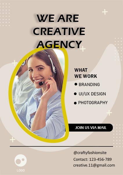 Creative Agency Poster Template
