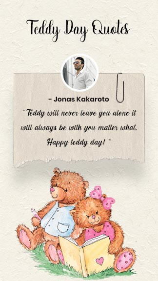 Teddy Day Instagram Quote Story Template
