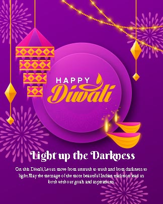 Happy Diwali Social Media Portrait Post