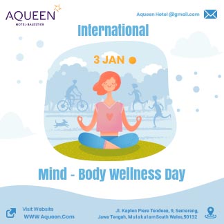 Simple International Wellness Day Daily Post
