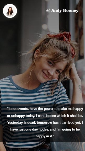 Happiness Quote Instagram Story Template