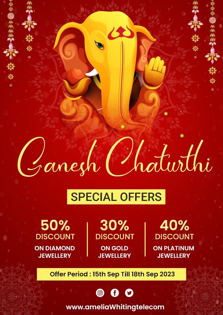 Happy Ganesh Chaturthi Special Offer Template