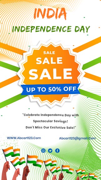 India Independence Day Sale Discount Stylish Instagram Story