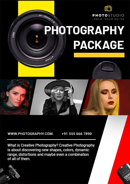 Free Photography Package Flyer
