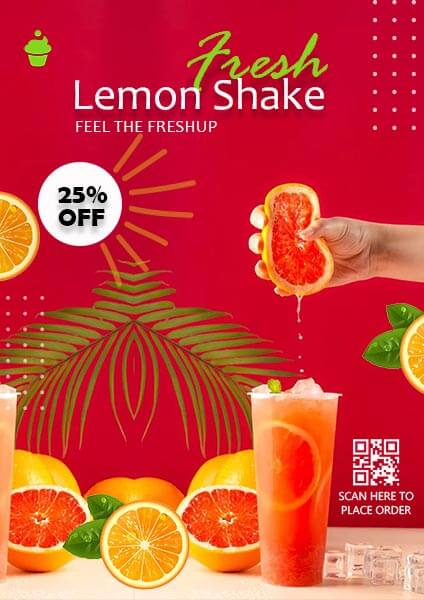 Lemon Juice Offer Poster