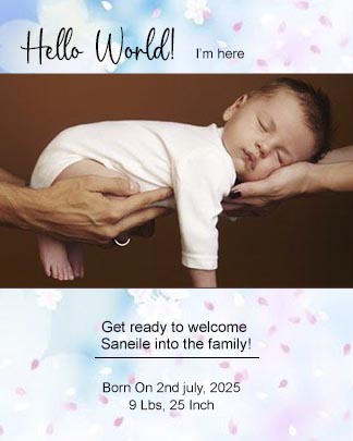 Download Baby Birth Announcement Template