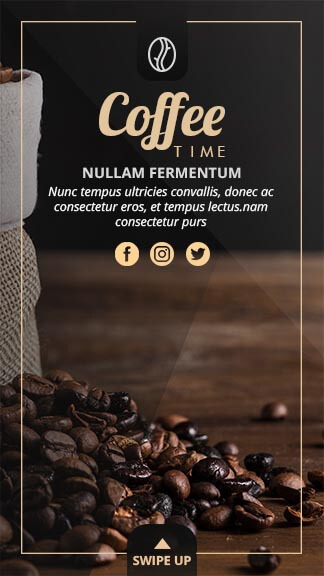 Coffee Time Social Media Story Template