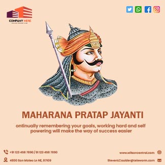 Maharana Pratap Jayanti Branding Post