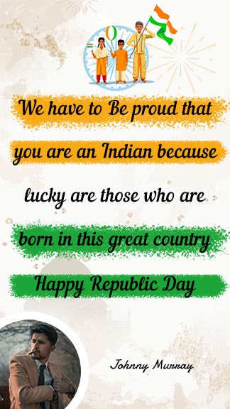 Republic Day Motivational Instagram Quote Story Template