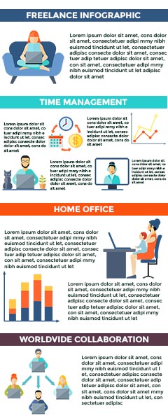 Freelance Infographic Template
