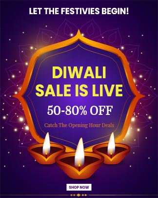 Instagram Portrait Template for Diwali Live Sale